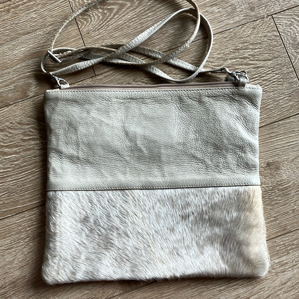 Cowhide geniune leather crossbody bag
